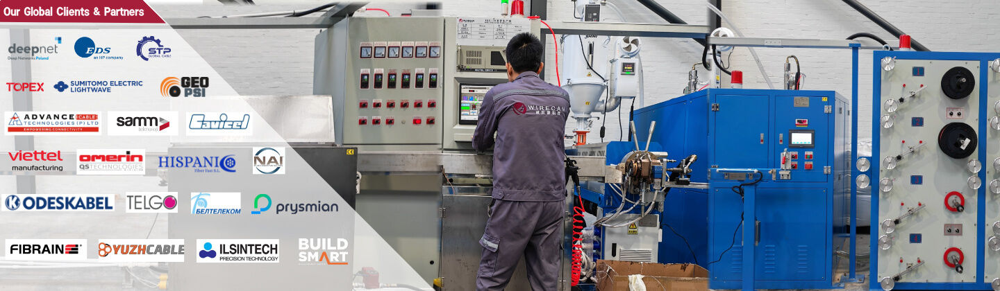 Macchina del cavo a fibre ottiche