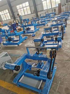 Macchina ad alto tenore di carbonio di riavvolgimento del filo di acciaio con il contatore del tester