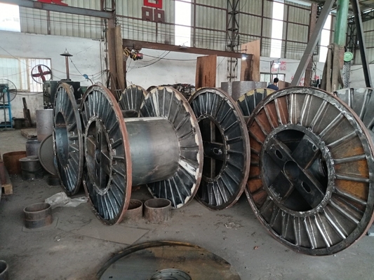 L'avvolgicavo d'acciaio industriale ha ondulato Bobbin For Stranding Machine