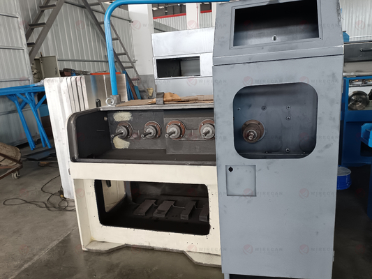 Macchina per disegnare fili di rame fino con annealer