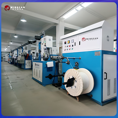 Macchina di produzione di cavi di rete 50+35 PLC Control Wire Extrusion Line