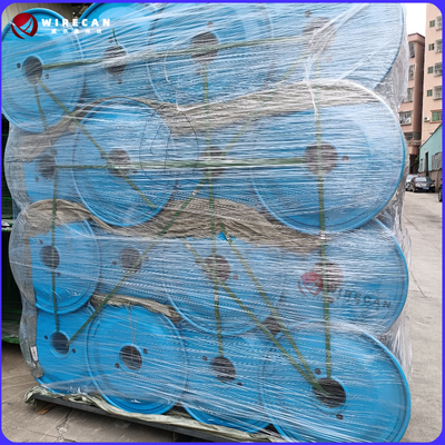 Bobina in acciaio ondulato per avvolgimento cavi e fili, tamburo per cavi per impieghi gravosi/bobine in acciaio/cavi in fibra ottica