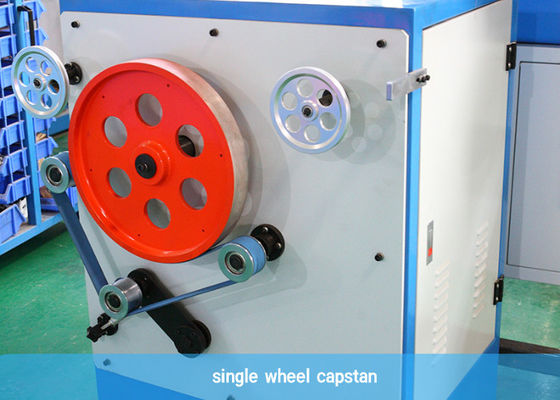 Singola linea di produzione del cavo di EVA Coating Machine Fiber Optic del filo di acciaio della testa 21kw