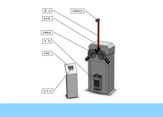 Attrezzatura ripetuta cavo a fibre ottiche standard della prova di piegatura IEC-60794-1-2