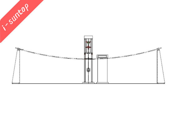 8time/Min Cable Hook Test Equipment, attrezzatura di prova all'aperto del cavo a fibre ottiche