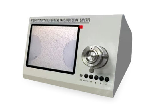 Tester portatile del cavo a fibre ottiche del rivelatore del fronte dell'estremità della fibra della maniglia DC12V
