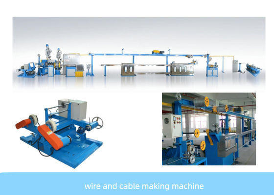 Linea dell'estrusione di cavo della macchina dell'espulsore del cavo del PVC di doppio strato 40HP