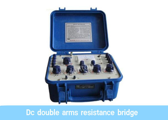 Apparecchiatura di collaudo portatile elettrica del cavo del ponte di resistenza del braccio del doppio di CC AC220V