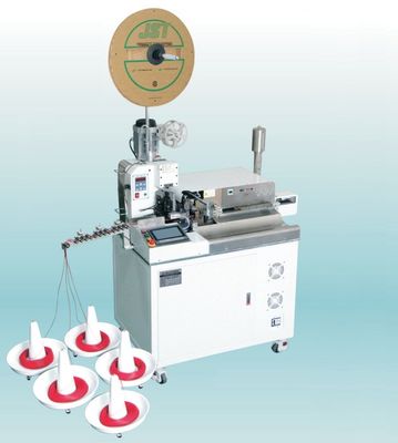 Cavo completamente automatico 2.0T che taglia orizzontale di spogliatura e di piegatura della macchina