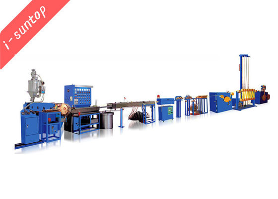 Linea automatica produzione di attrezzature dell'estrusione di cavo piano del computer UL2488 del cavo