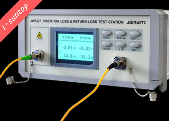 Tester di attenuazione di riflessione dello schermo a colori 1550nm, tester di perdita di inserzione di IL&RL