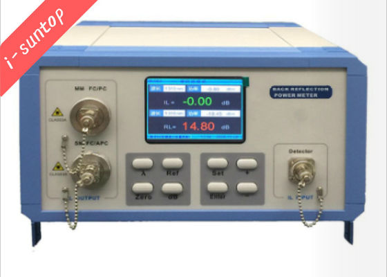 AC110V 12 incanala l'attrezzatura di prova di inserzione & di ritorno della fibra per il cavo di toppa della fibra che fa la macchina