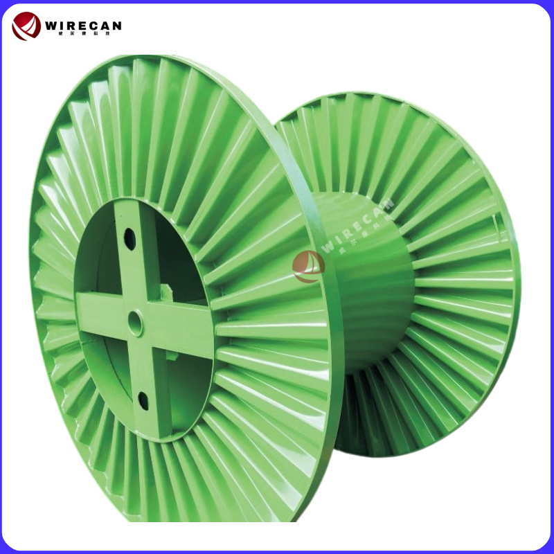 Bobina in acciaio ondulato per avvolgimento cavi e fili, tamburo per cavi per impieghi gravosi/bobine in acciaio/cavi in fibra ottica