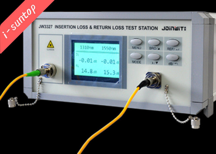 Tester di attenuazione di riflessione dello schermo a colori 1550nm, tester di perdita di inserzione di IL&RL